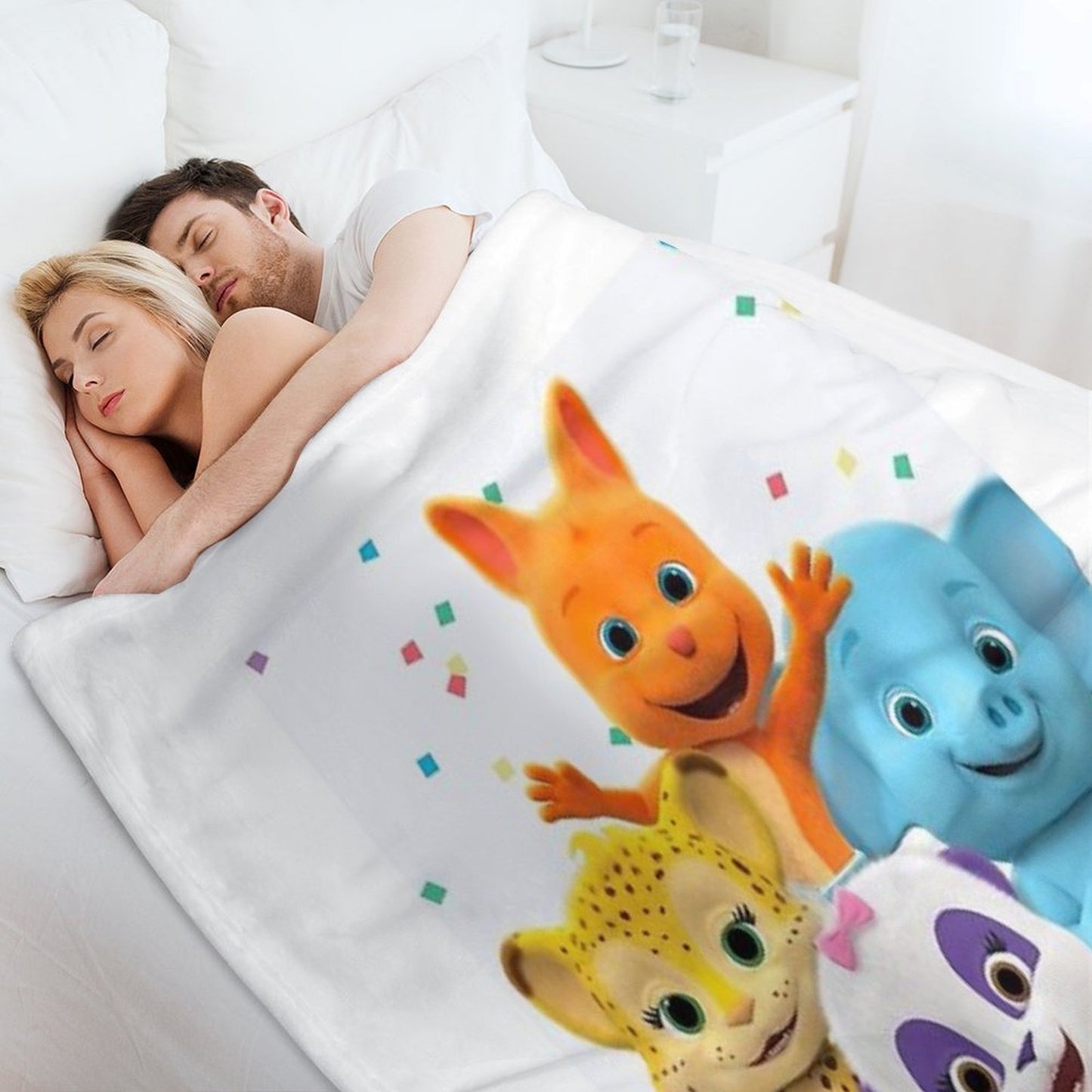 Word Party - Kids Tv Show Throw Blanket