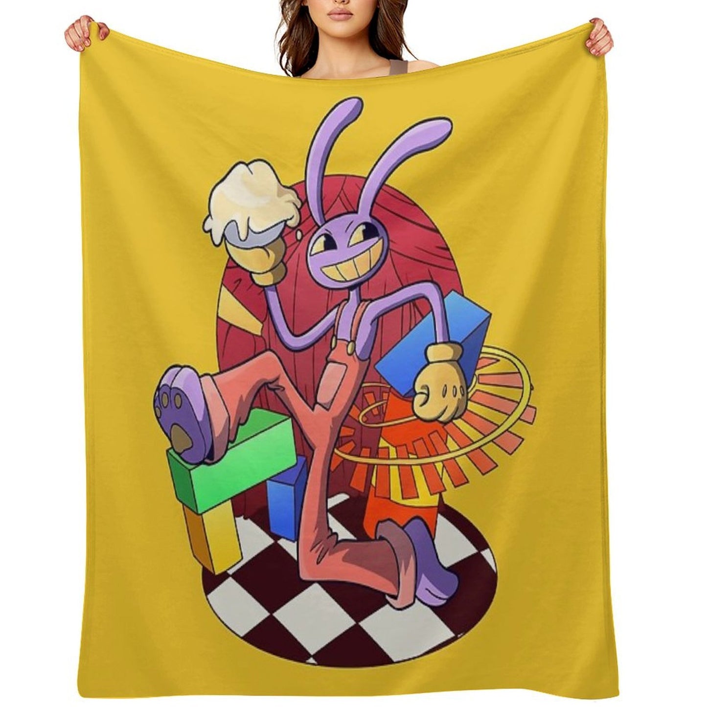 The Amazing Digital Circus - Jax Throw Blanket