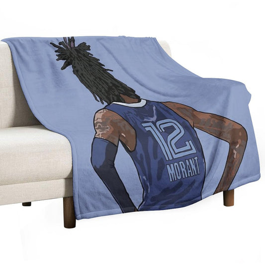 Ja Morant Back-To Throw Blanket