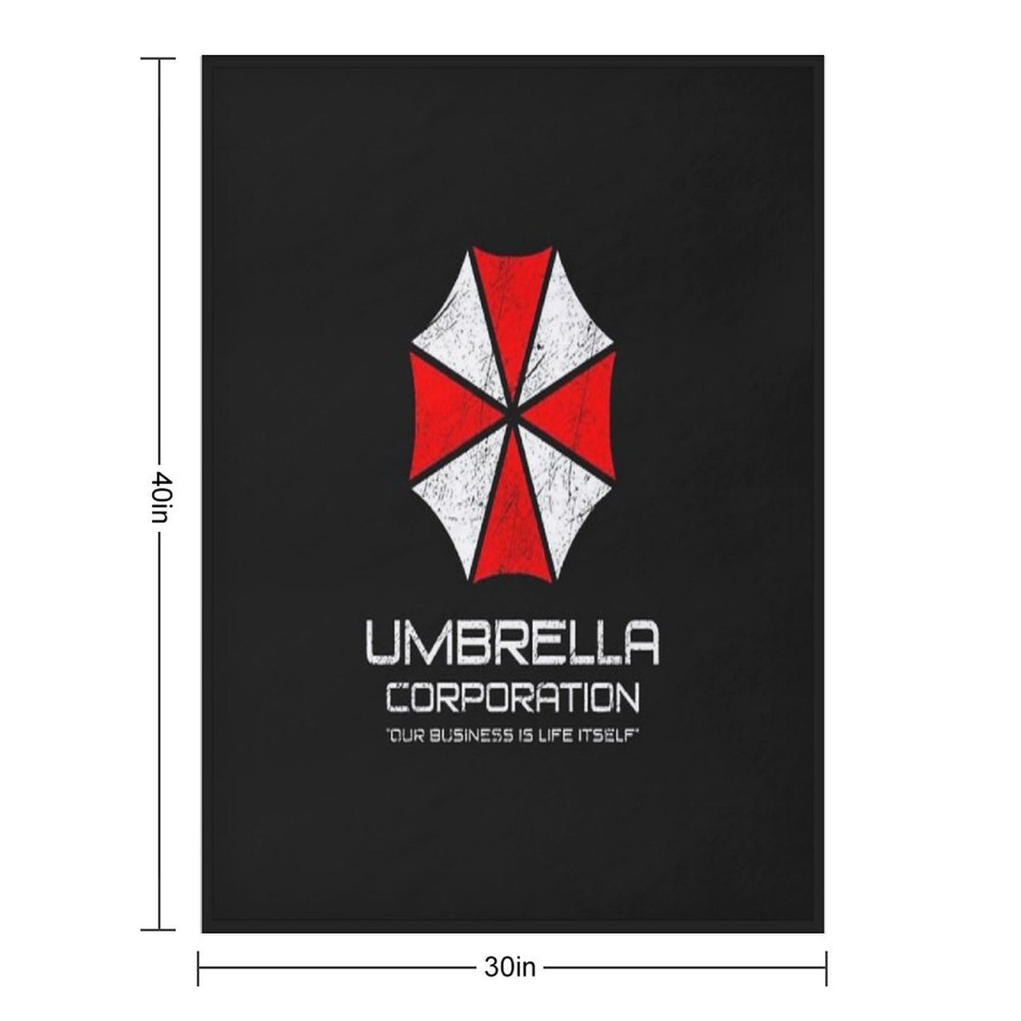 Umbrella Corporation Throw Blanket