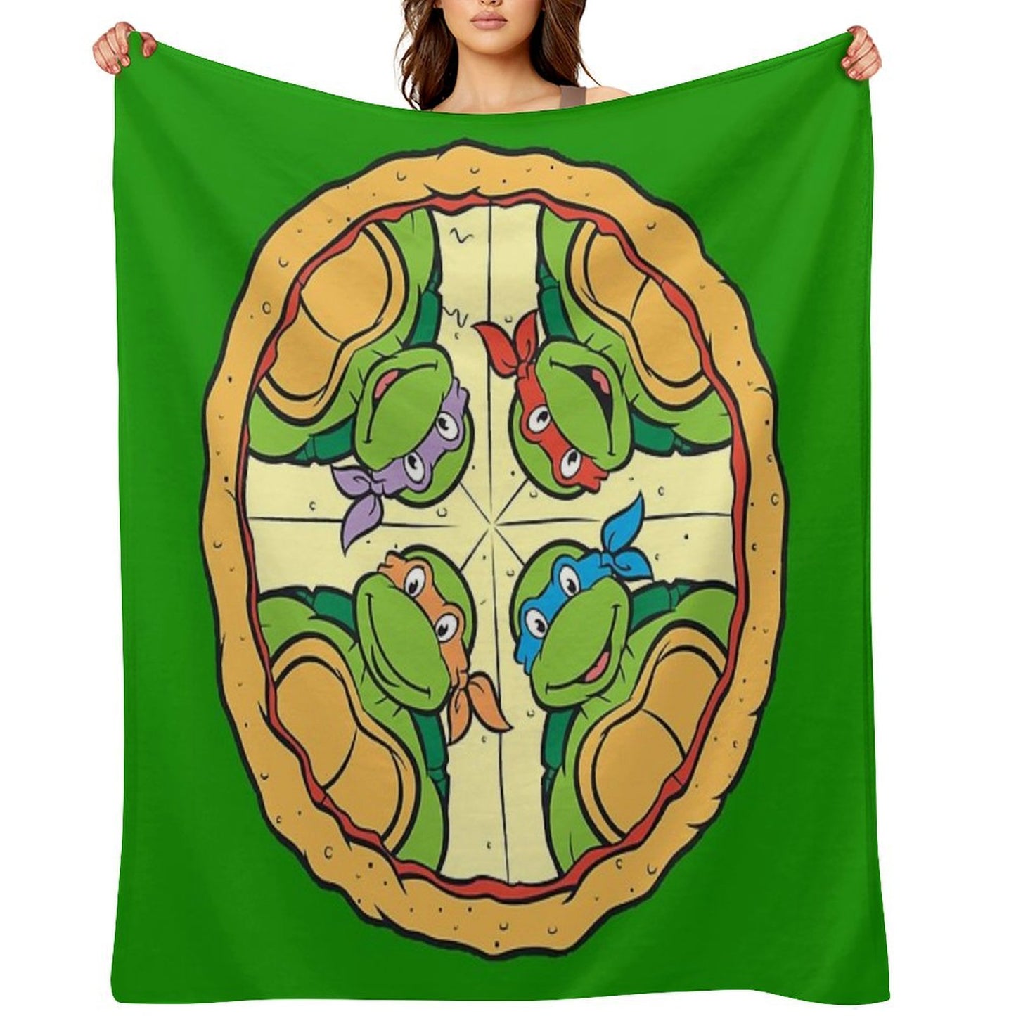 Pizza Time Throw Blanket