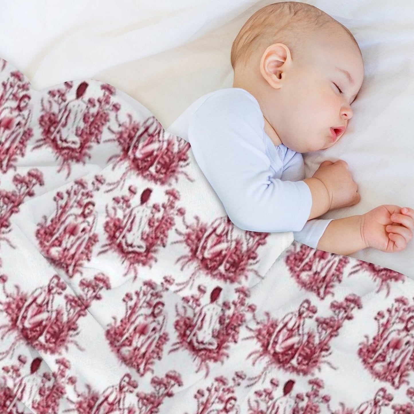 Men Toile Throw Blanket