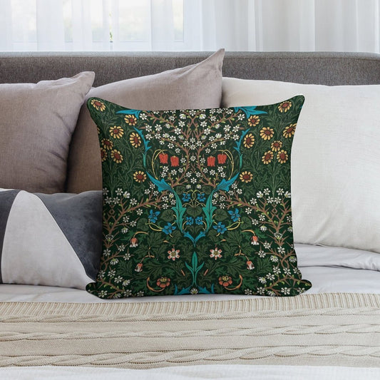Blackthorn by William Morris, 1892 Soft Luxury Feel Throw Pillow