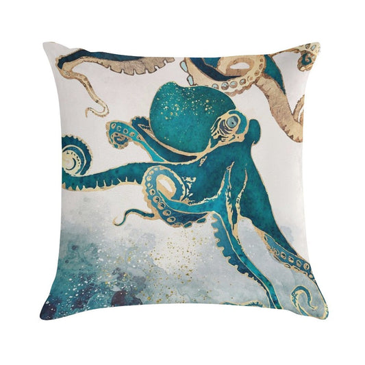 Underwater Dream V Soft Ultra-Soft Texture Throw Pillow