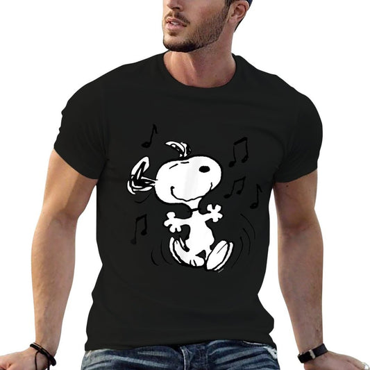 Peanuts - Snoopy Dancing  Slim-fit Cut T-Shirt