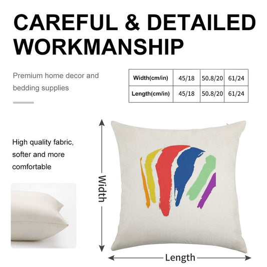 New England Gas Tank, Southie, Boston, South Boston, Massachusetts Linen Throw Pillow Cover