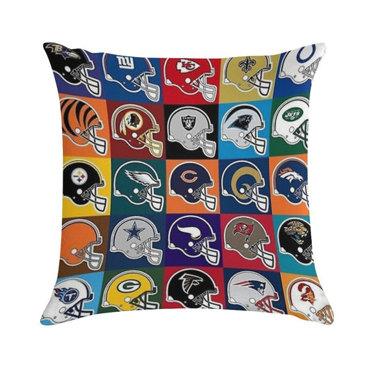NFL USA Soft Short Plush Fabric Throw Pillow