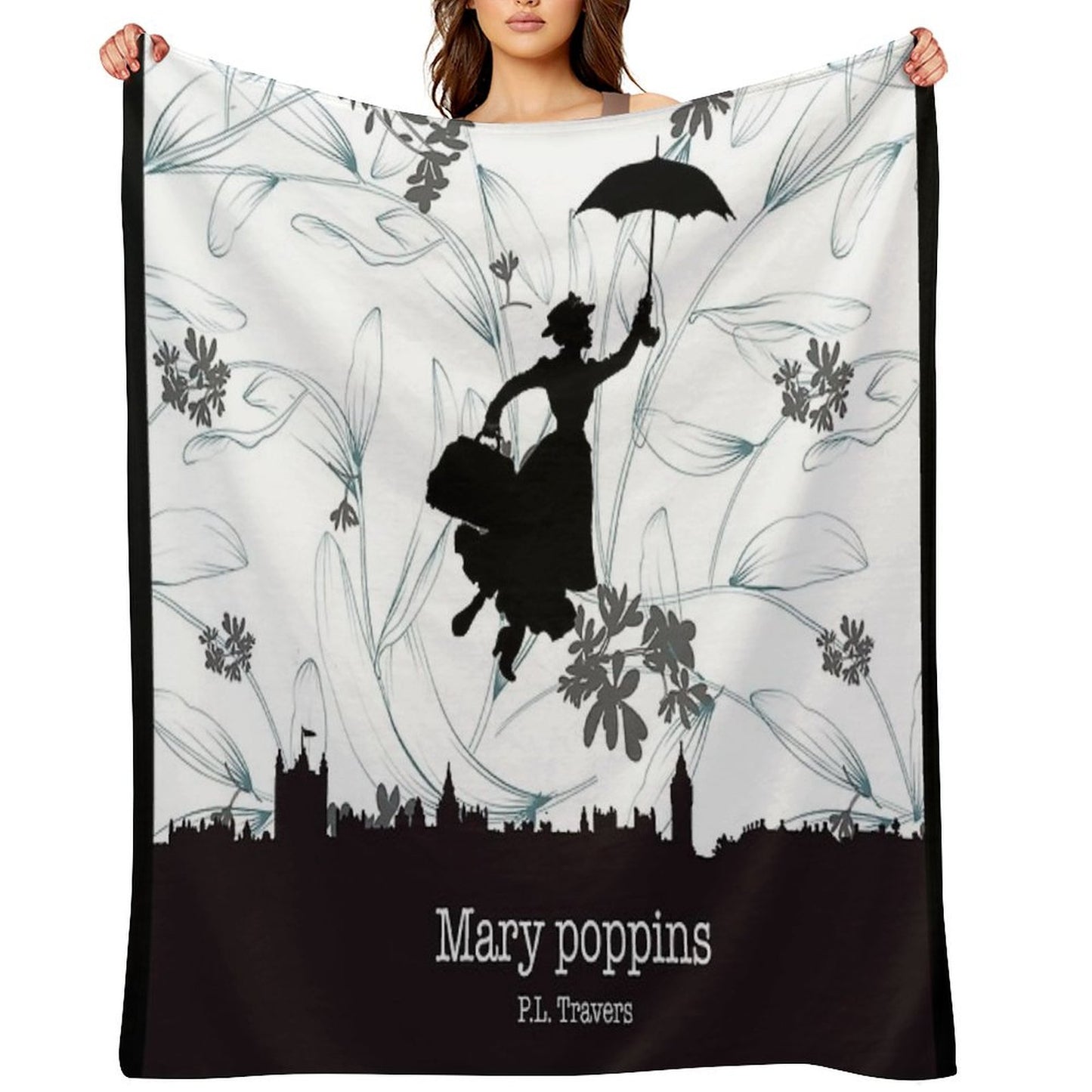 Mary Poppins Throw Blanket