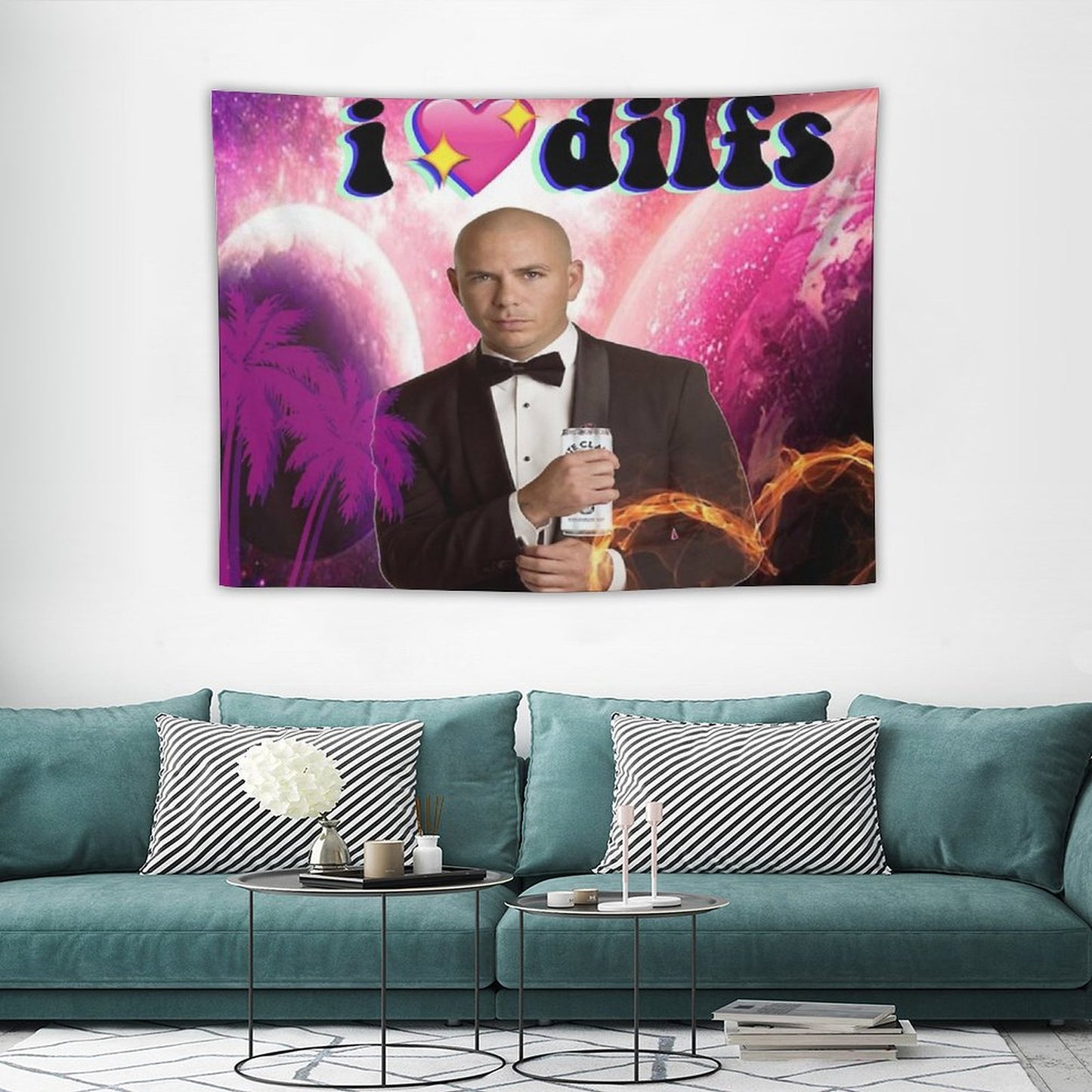 I Love Dilfs Tapestry