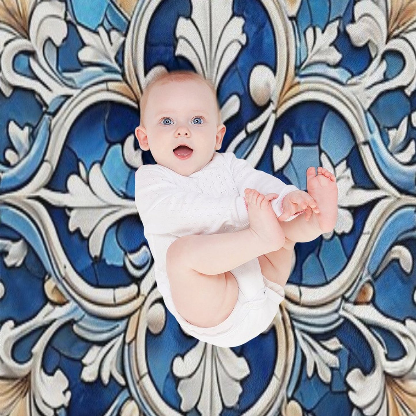 Portuguese Azulejos, Portugal, Lisbon, Beautiful Throw Blanket