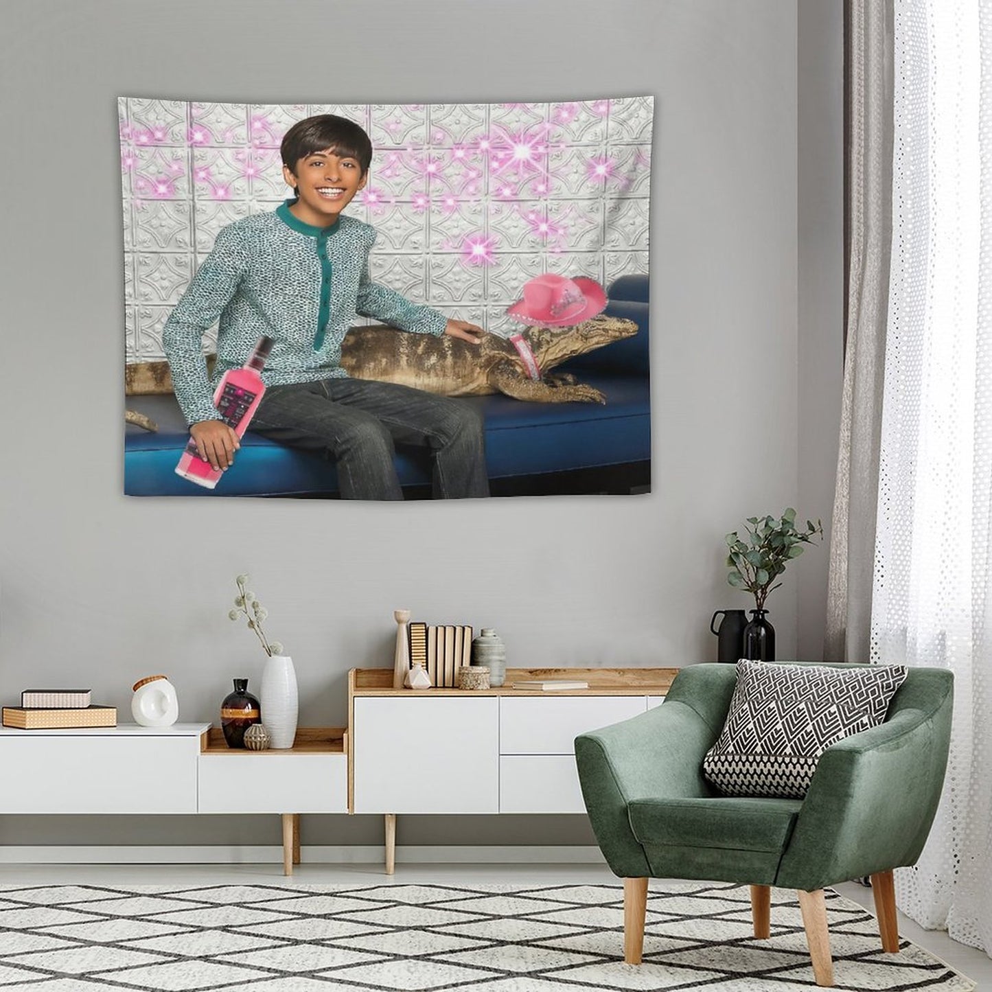Ravi Cowboy Hat Tapestry