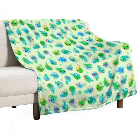 Candy Tadpole Throw Blanket