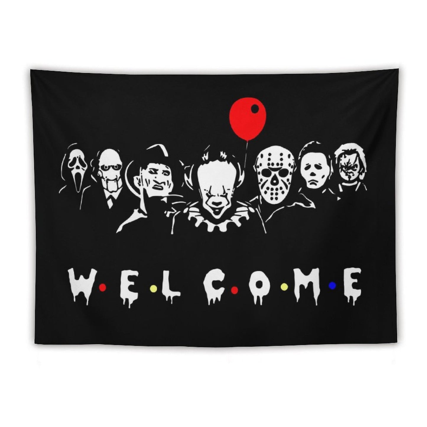 Halloween Welcome Tapestry