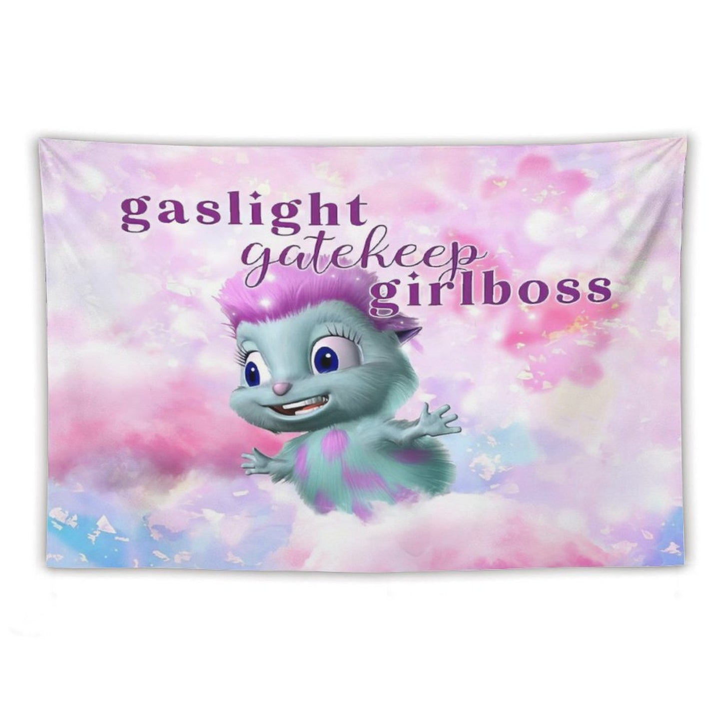 Bibble Beliefs - Gaslight Gatekeep Girlboss Tapestry
