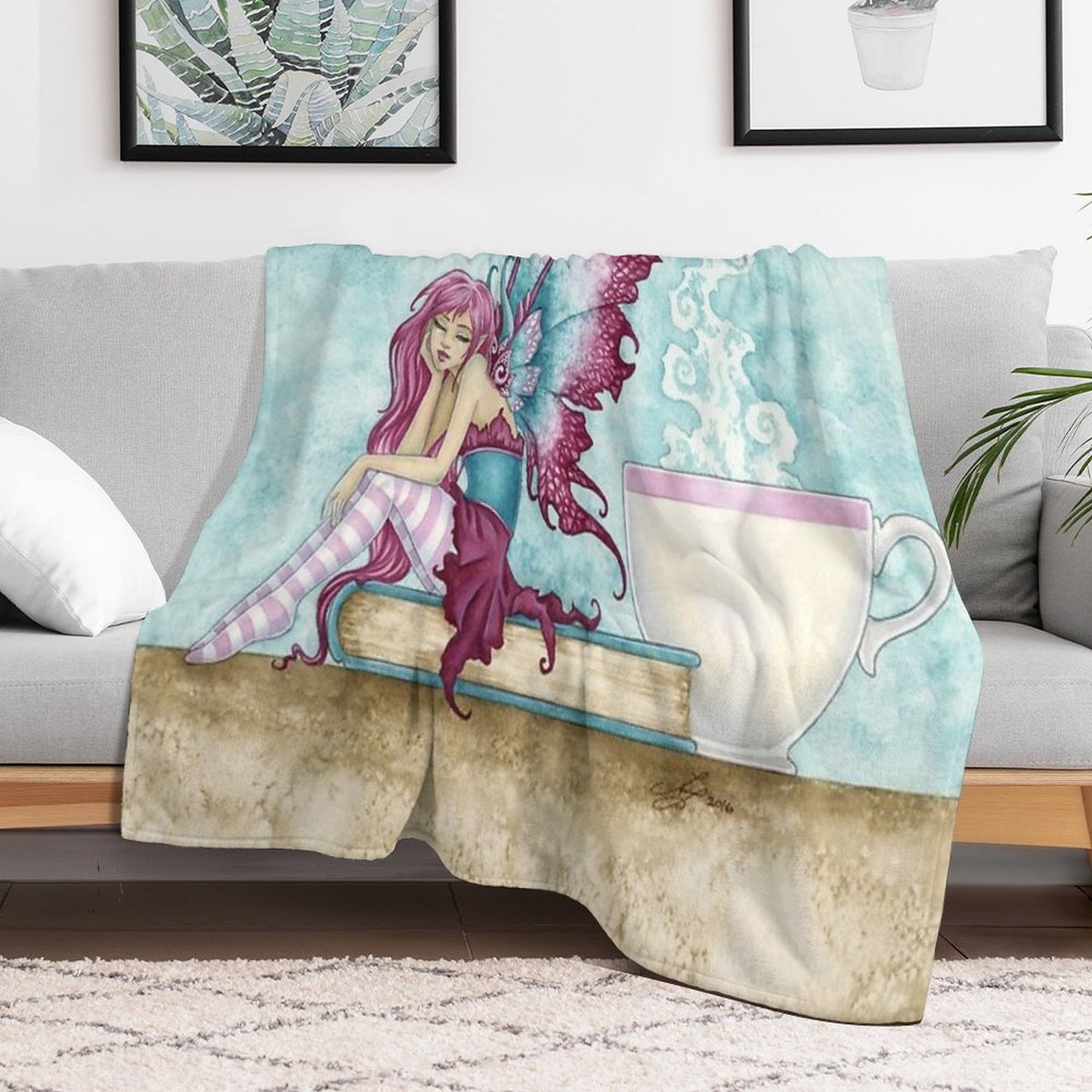 Sunday Morning Throw Blanket