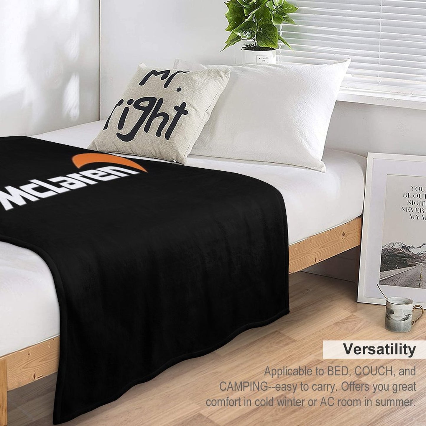 Motorsports Racing Team Throw Blanket