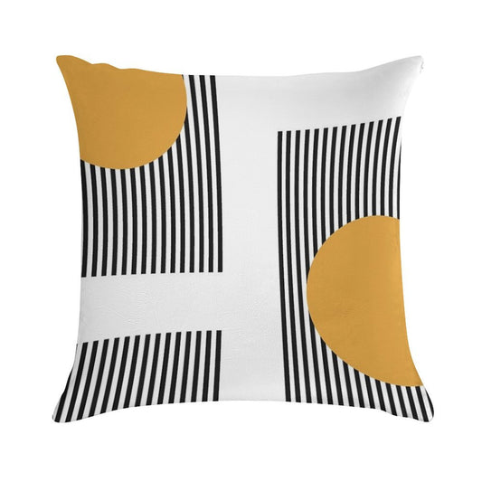 Bauhaus #16 Soft Luxury Feel Throw Pillow