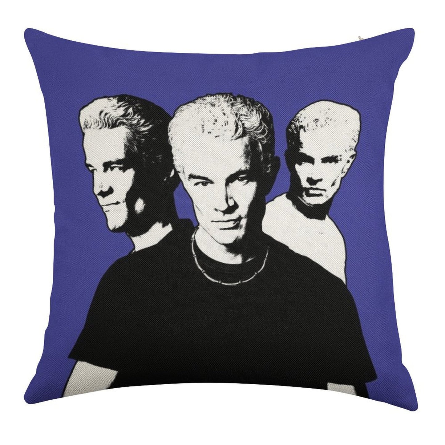 A Trio of Spike Linen Throw Pillow Cover