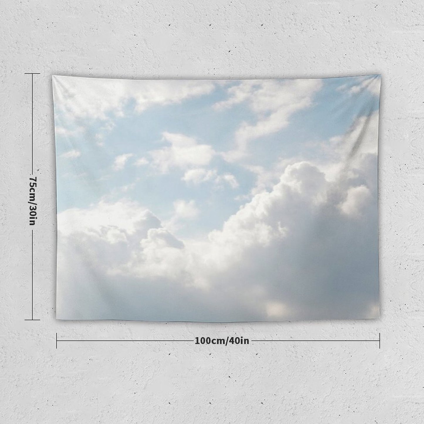 White Clouds Tapestry