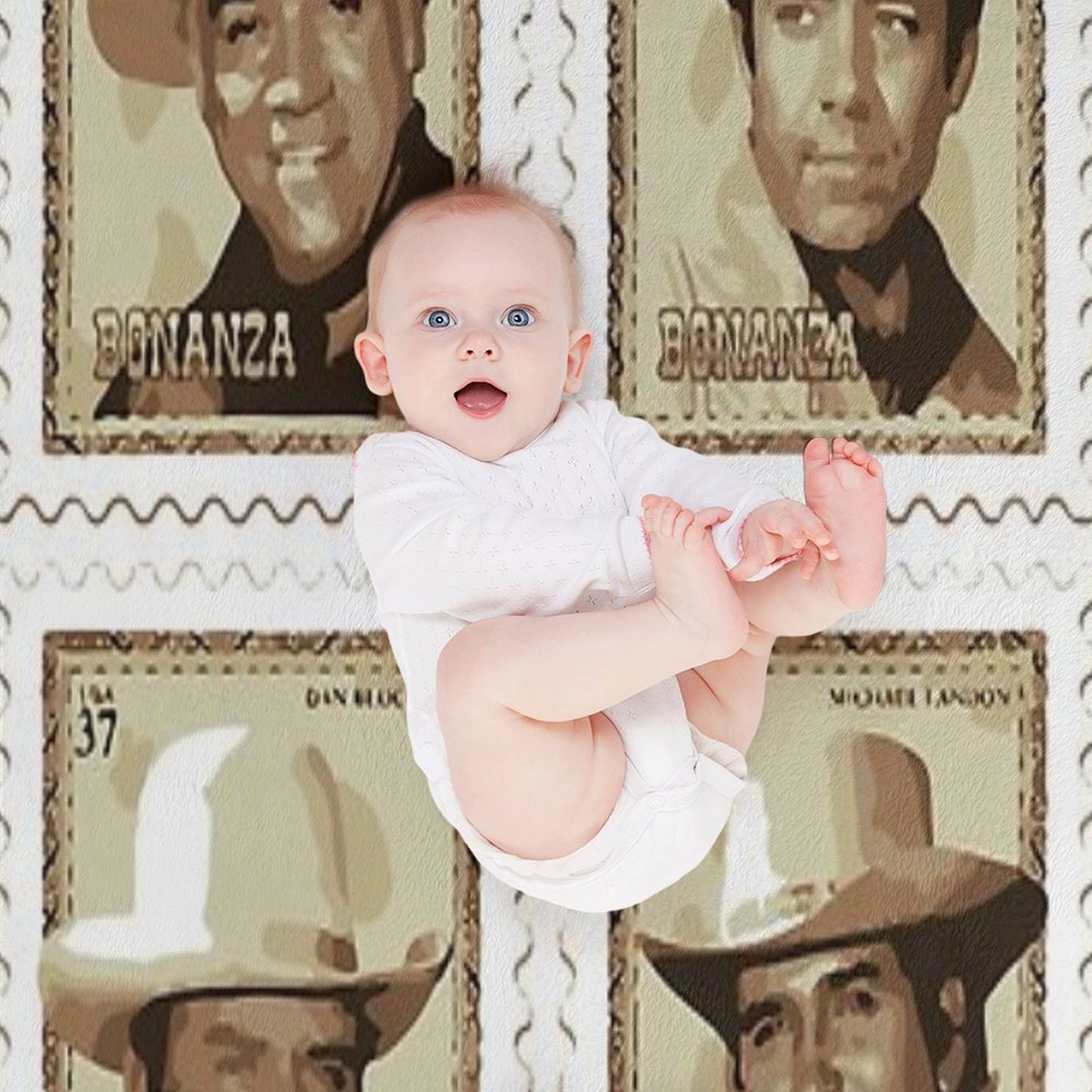 The Cartwrights Sepia Throw Blanket