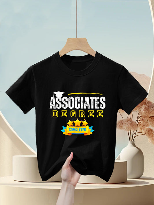 Associates Degree Graduation Senior Celebration Grad Party Kids T-Shirt