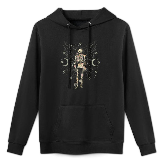 Fairy Grunge Fairycore Aesthetic Butterfly Skeleton Gothic Durable Construction Hoodie