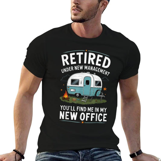 Retirement Retired Funny Camper Camp Camping T-Shirt