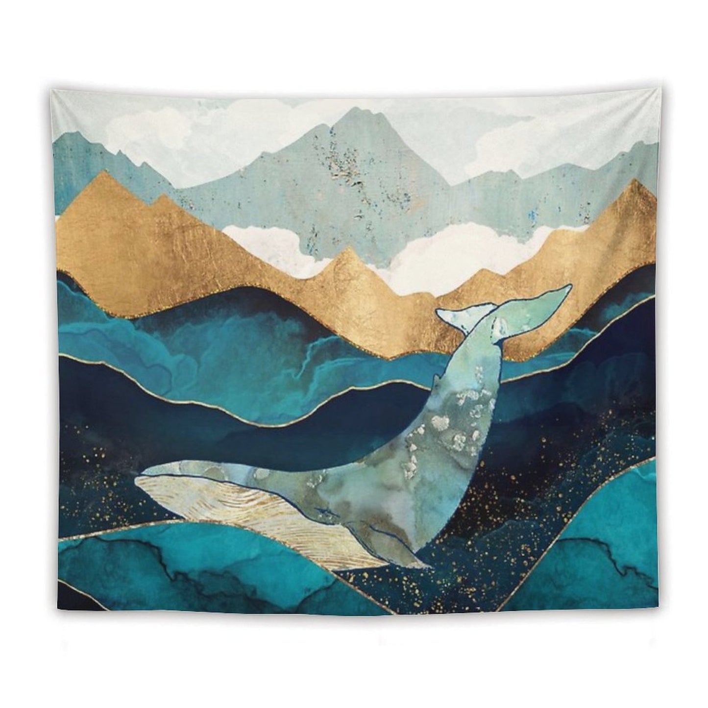 Blue Whale Tapestry