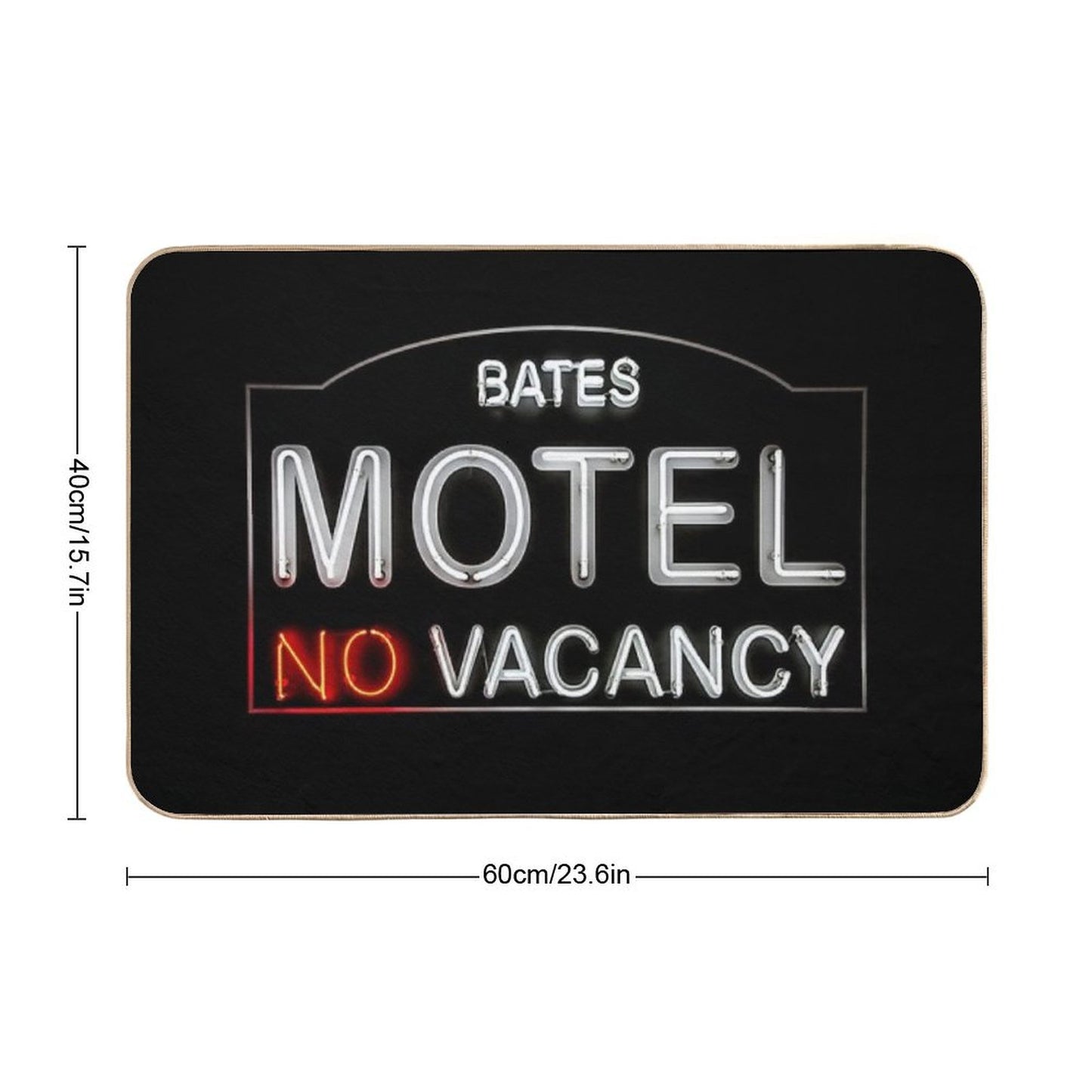 Bates Motel Sign Bath Mat