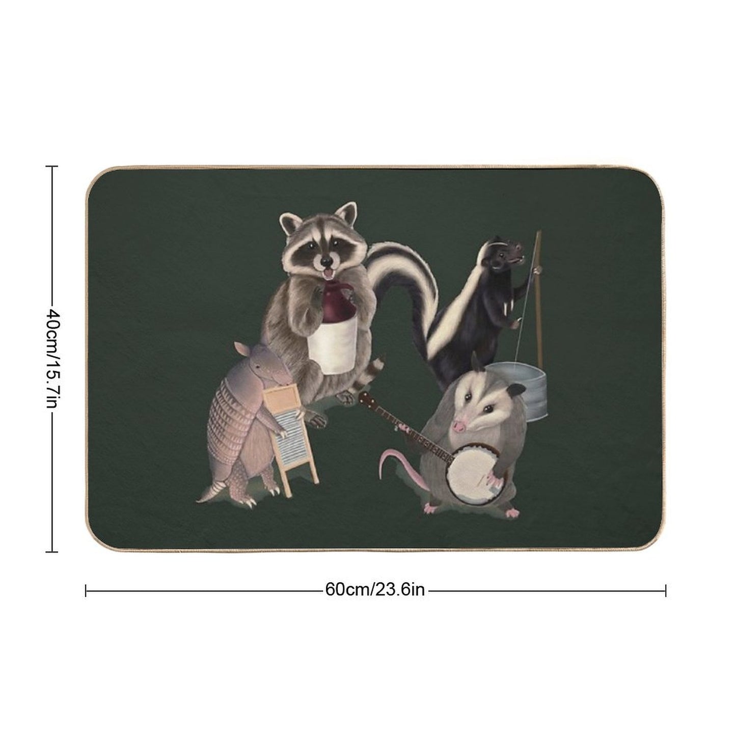 Animal Jug Band - The Roadkill Rebels Bath Mat