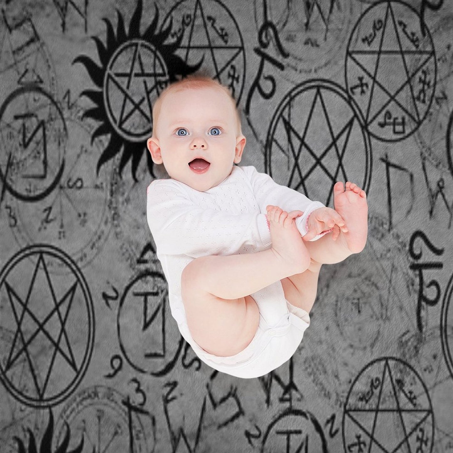 Supernatural Grey Throw Blanket