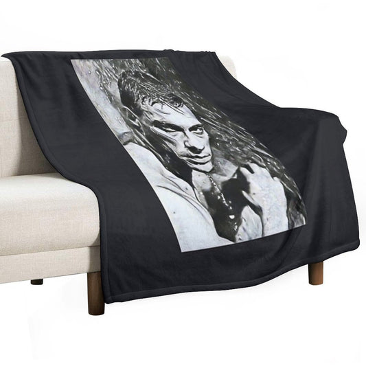 Jean-Claude Van Damme Throw Blanket