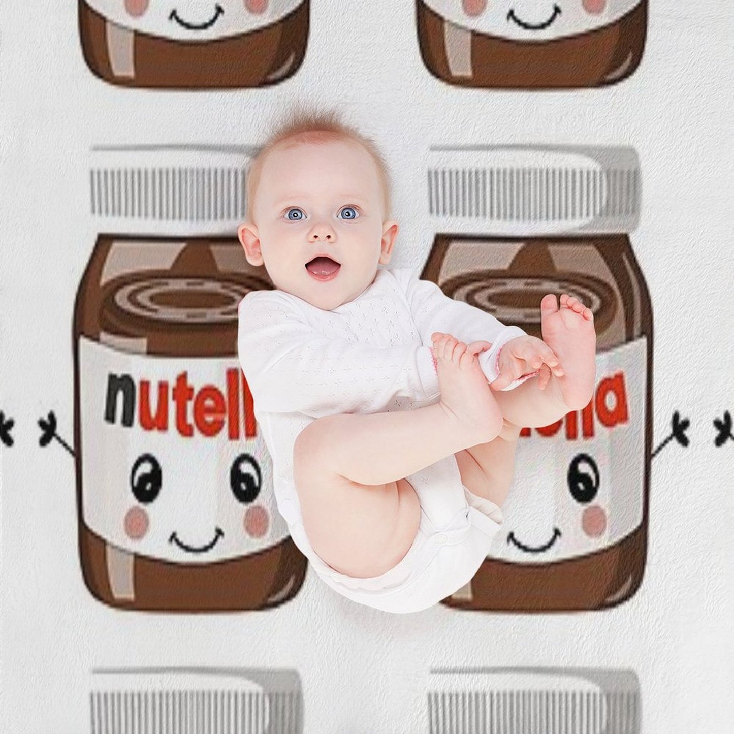 Nutella Cutie Throw Blanket
