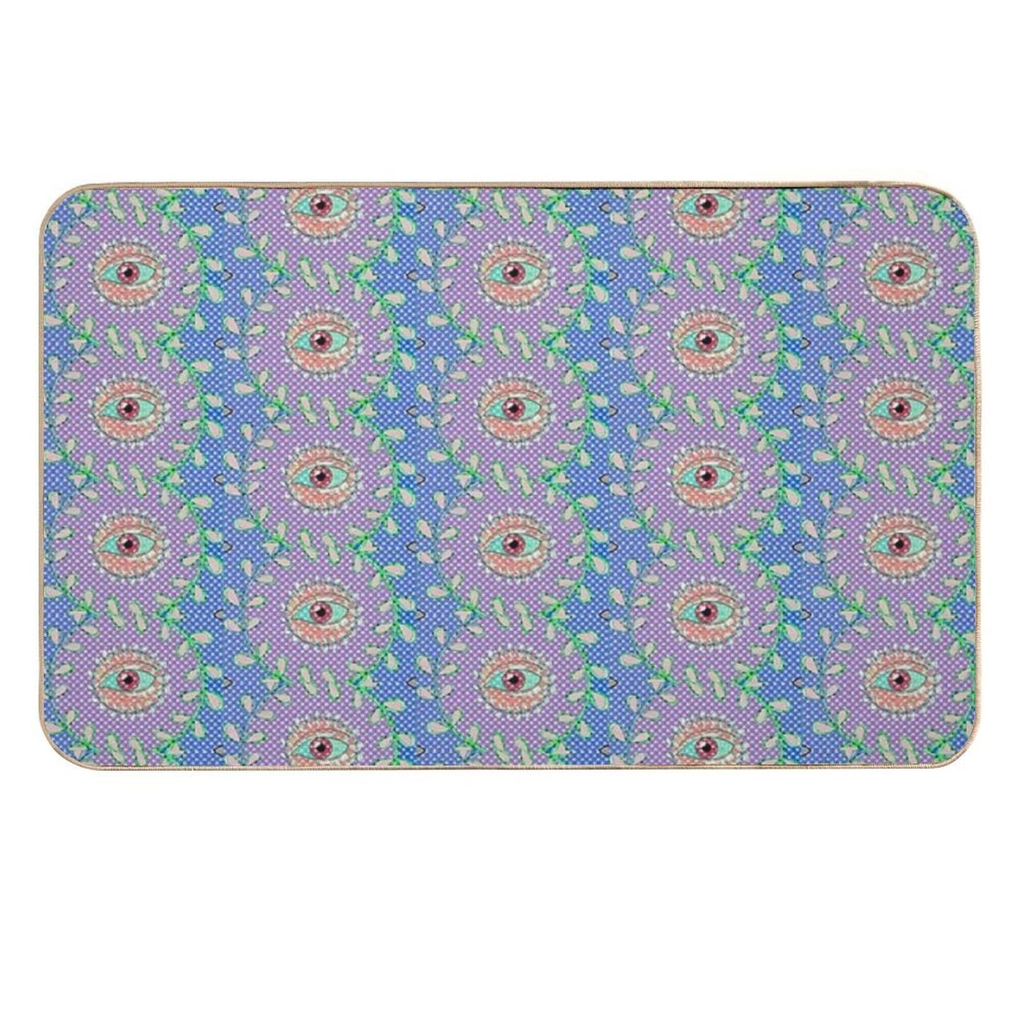 The Garden Sees All Easy Maintenance Bath Mat