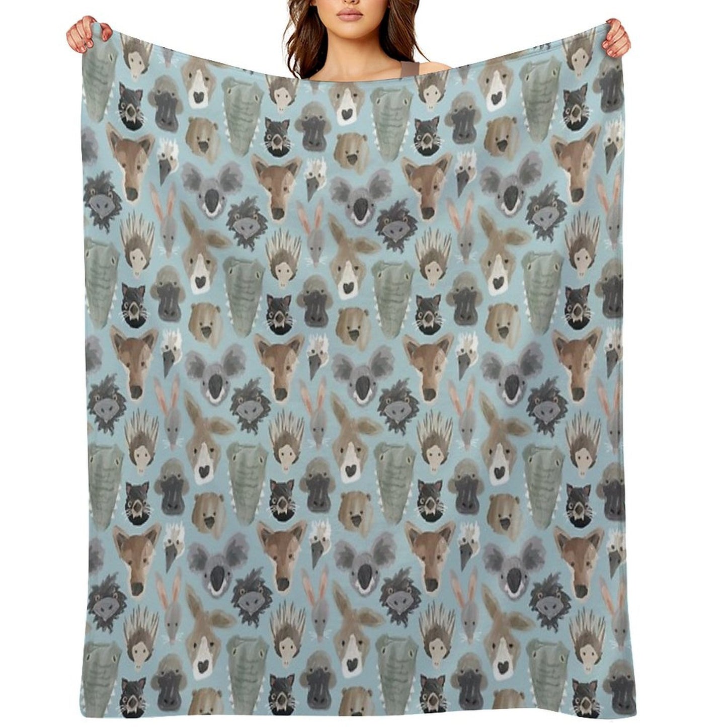 Dusky Outback Throw Blanket
