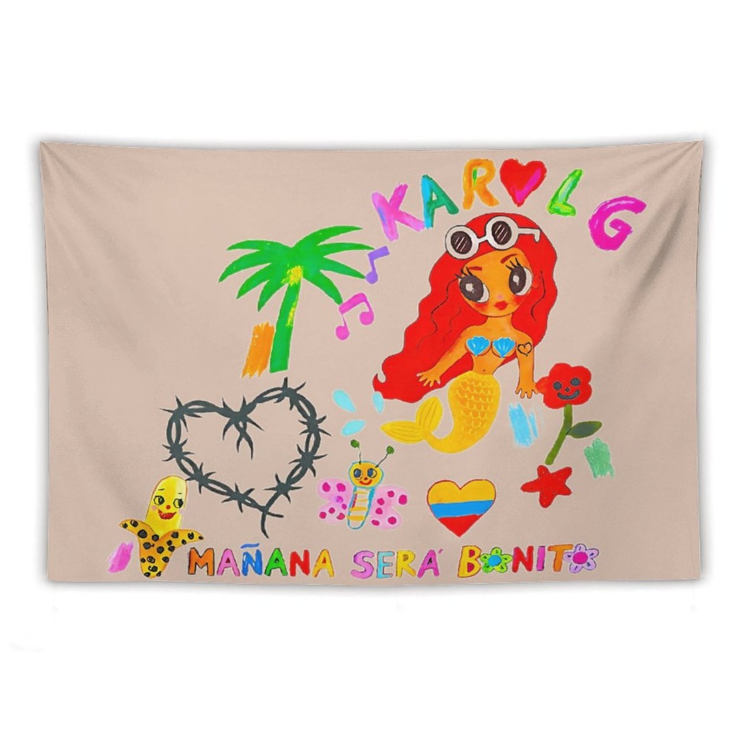 Manana Sera Bonito KAROL Merch G Tapestry