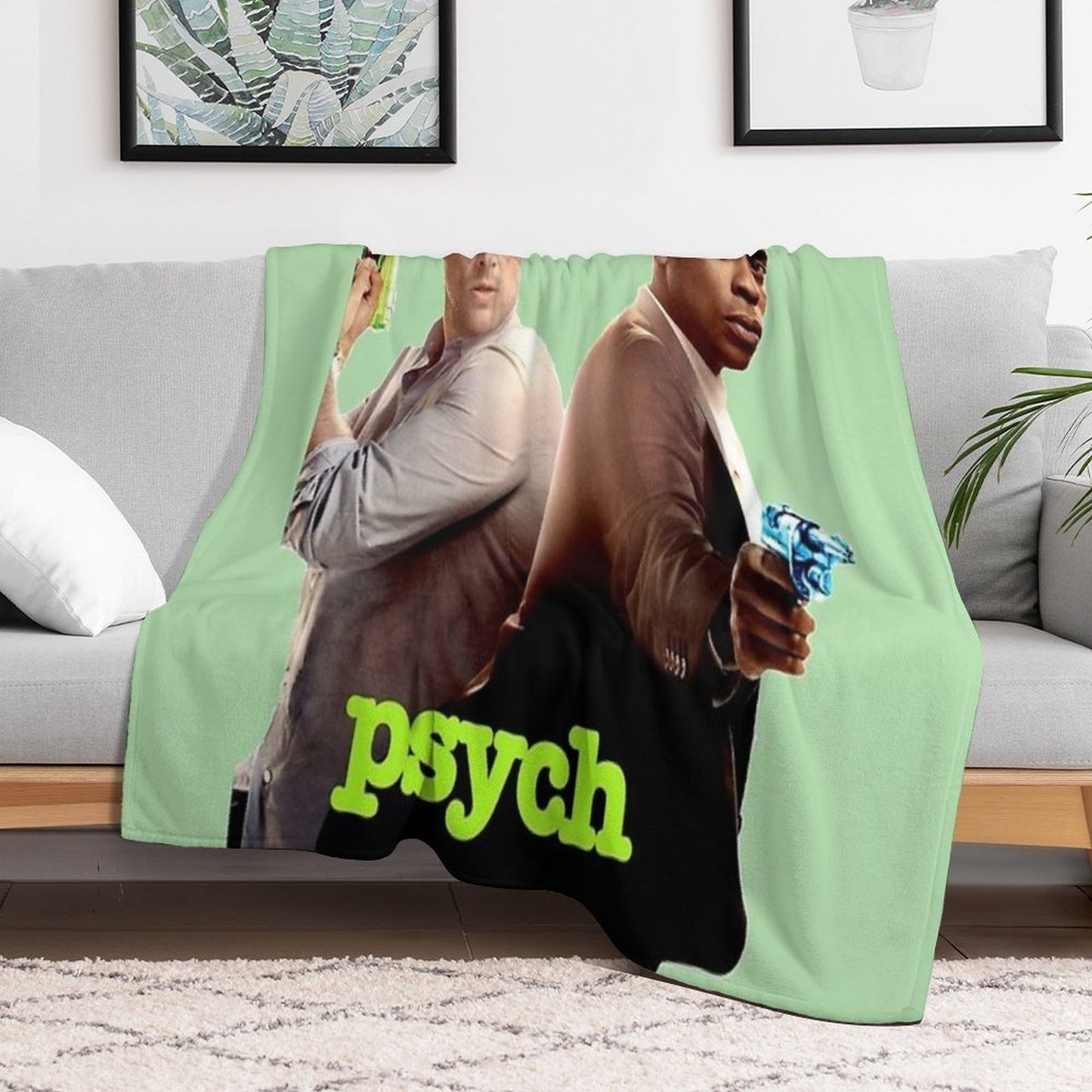 Psych Design Throw Blanket