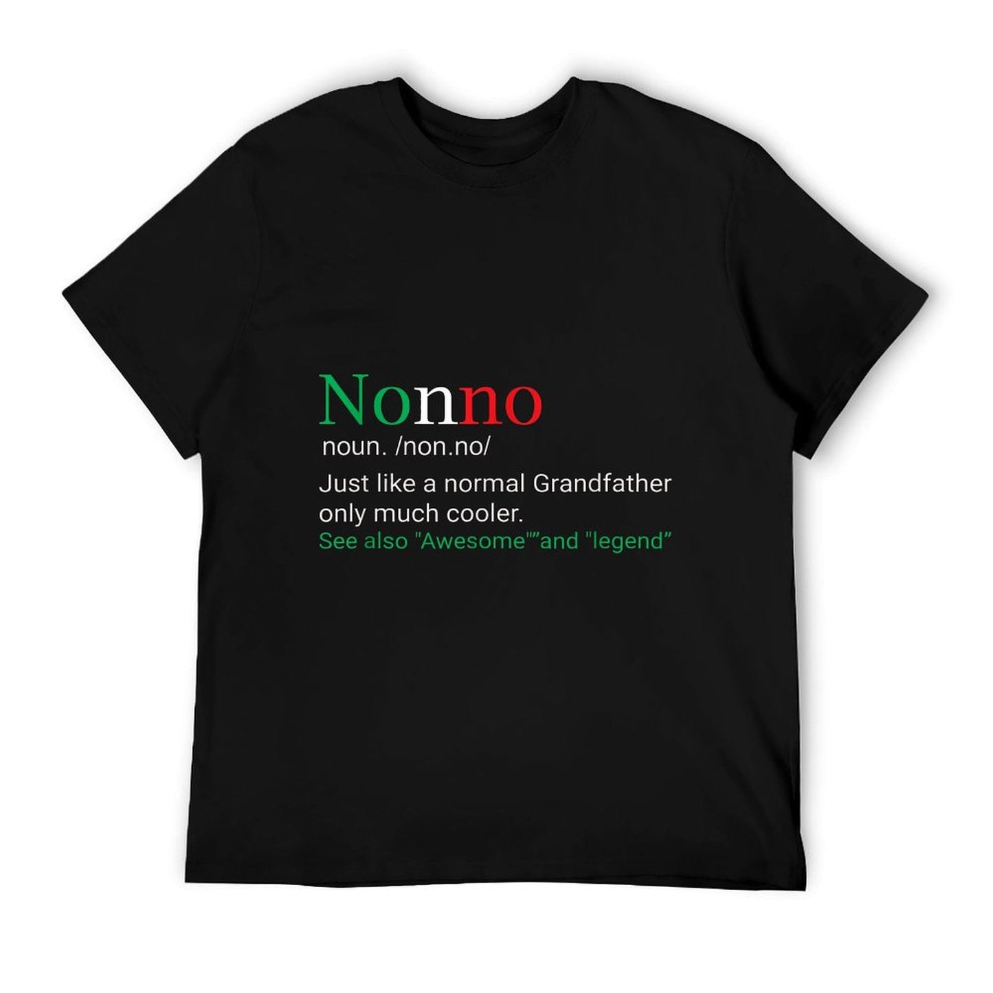 Best Funny Nonno Italian Grandfather Definition Gift T-Shirt