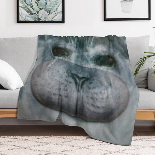 Chubby Blob Seal Throw Blanket