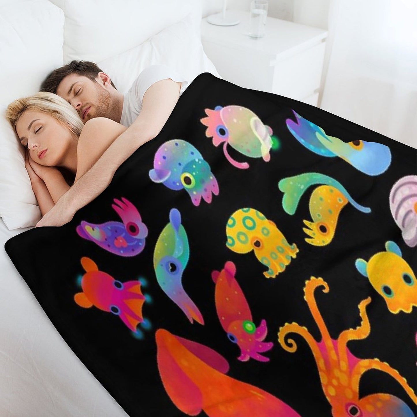 Cephalopod Throw Blanket