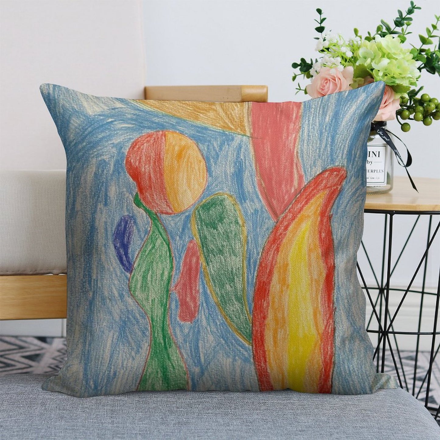 Leaf Leaf Mania Linen Throw Pillow Cover
