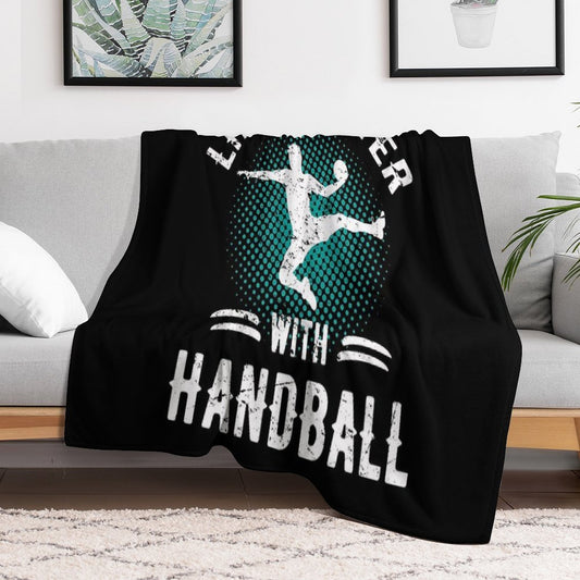 Handball Vintage Throw Blanket