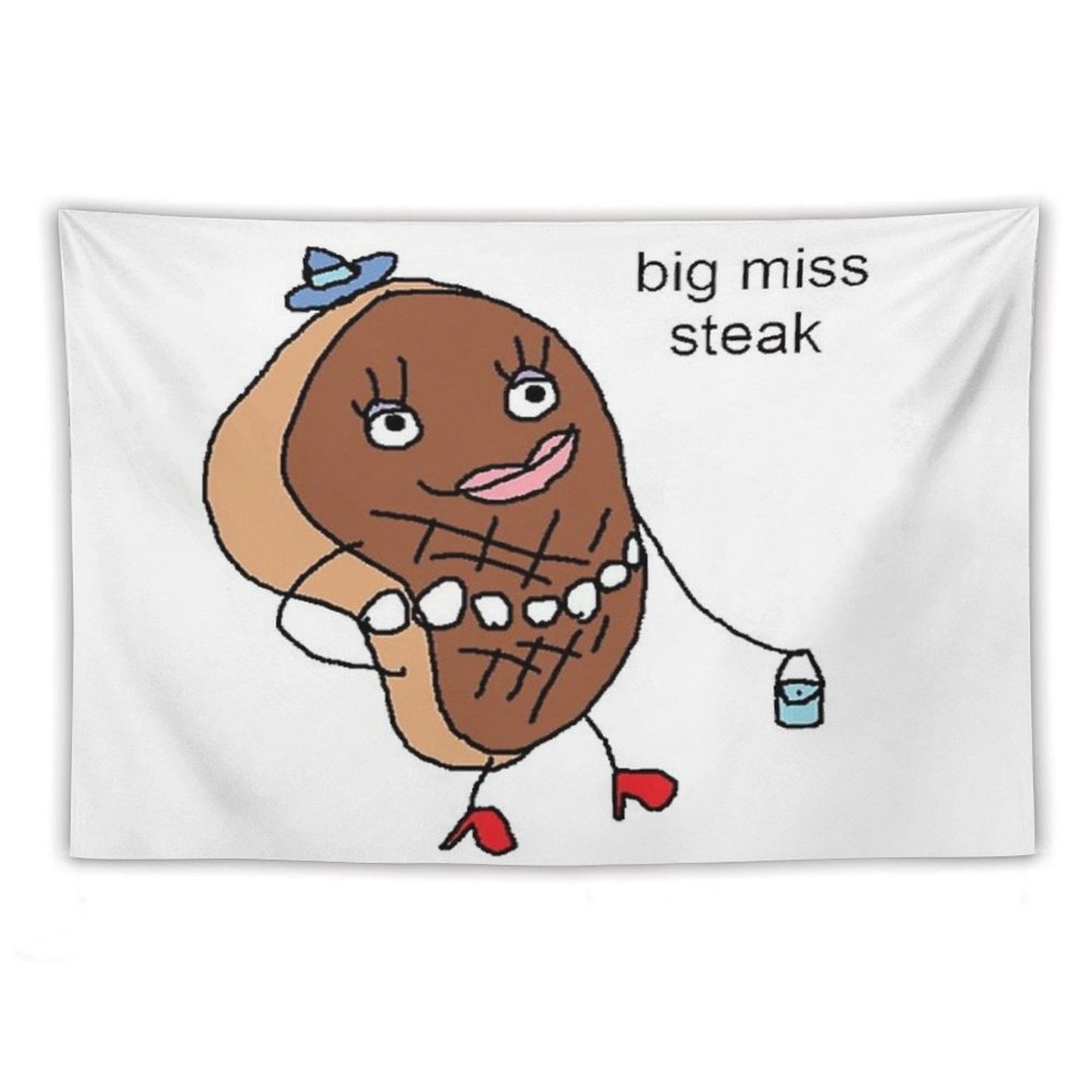 Big Miss Steak Tapestry
