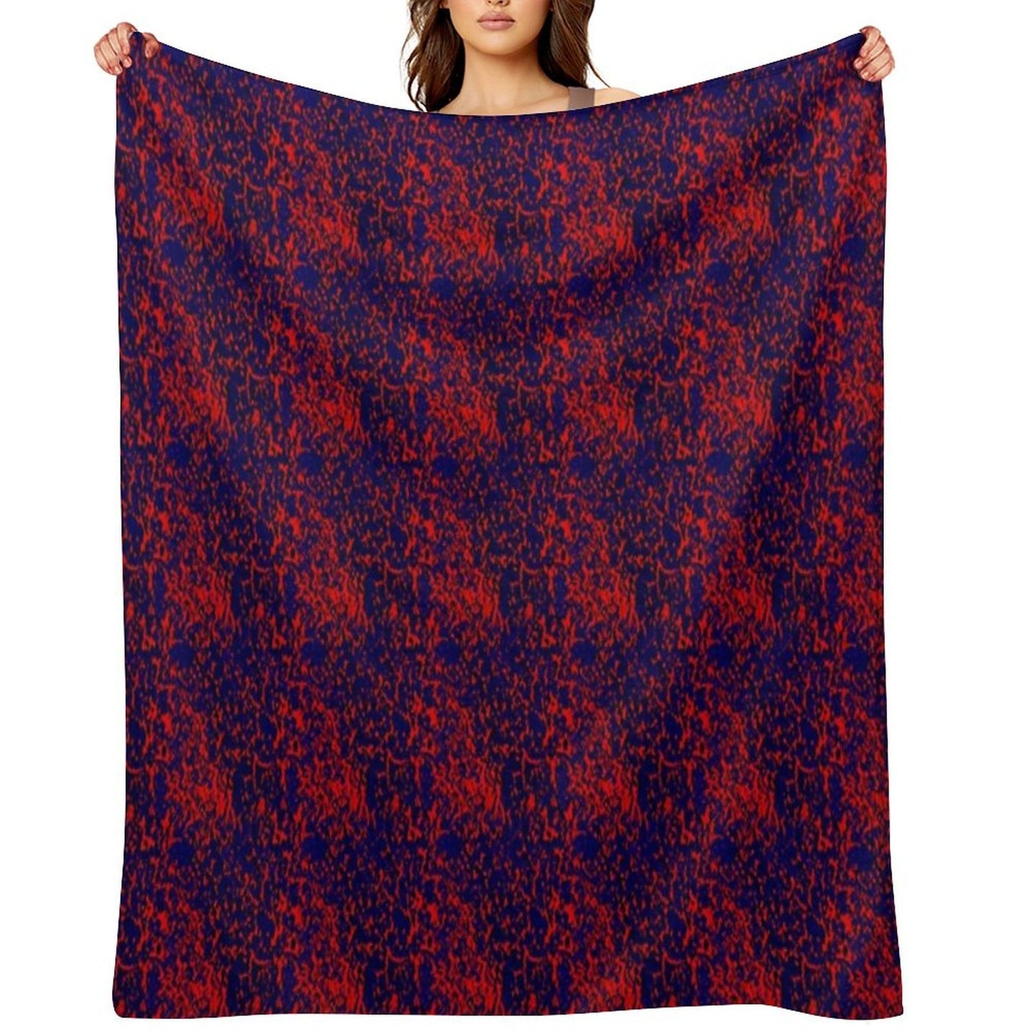 Fireblu Texture Throw Blanket