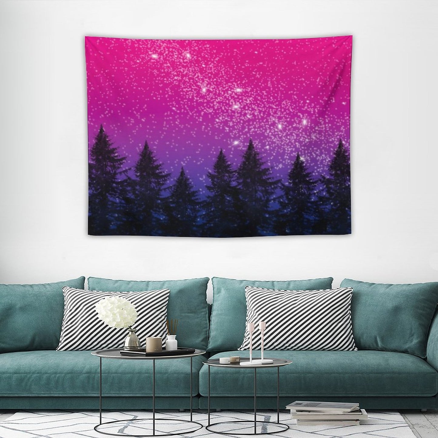 Subtle Bi Pride Flag Tapestry