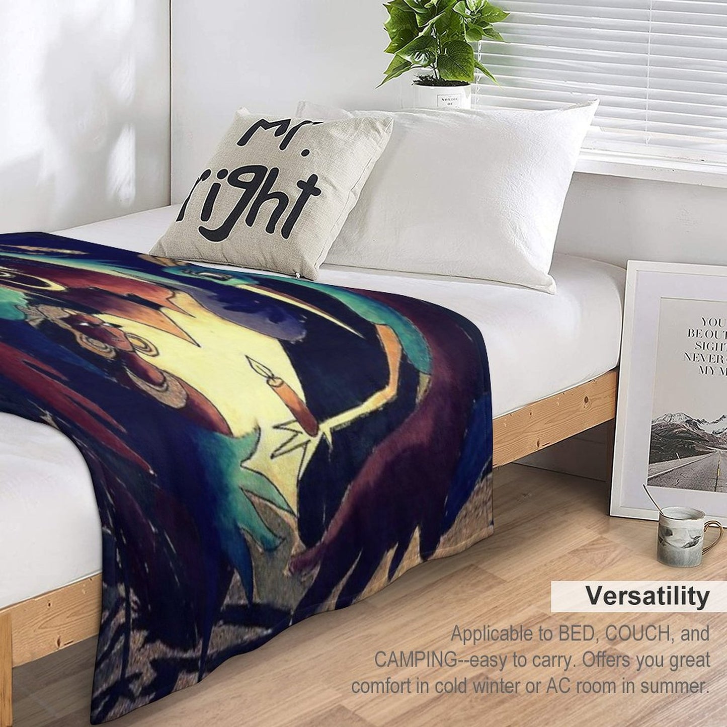Gather Round The Light Throw Blanket