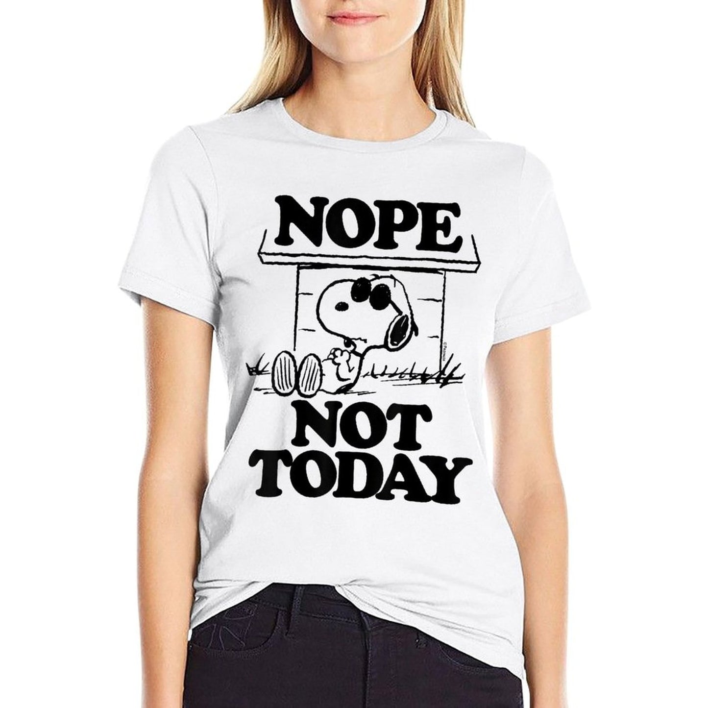 Peanuts - Joe Cool Nope Not Today Vintage-inspired T-Shirt