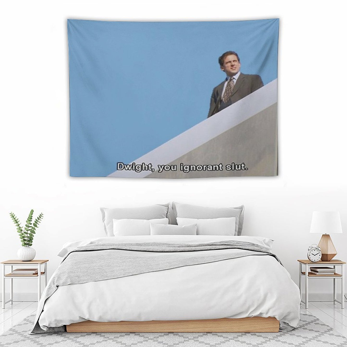 Dwight You Ignorant Slut Tapestry