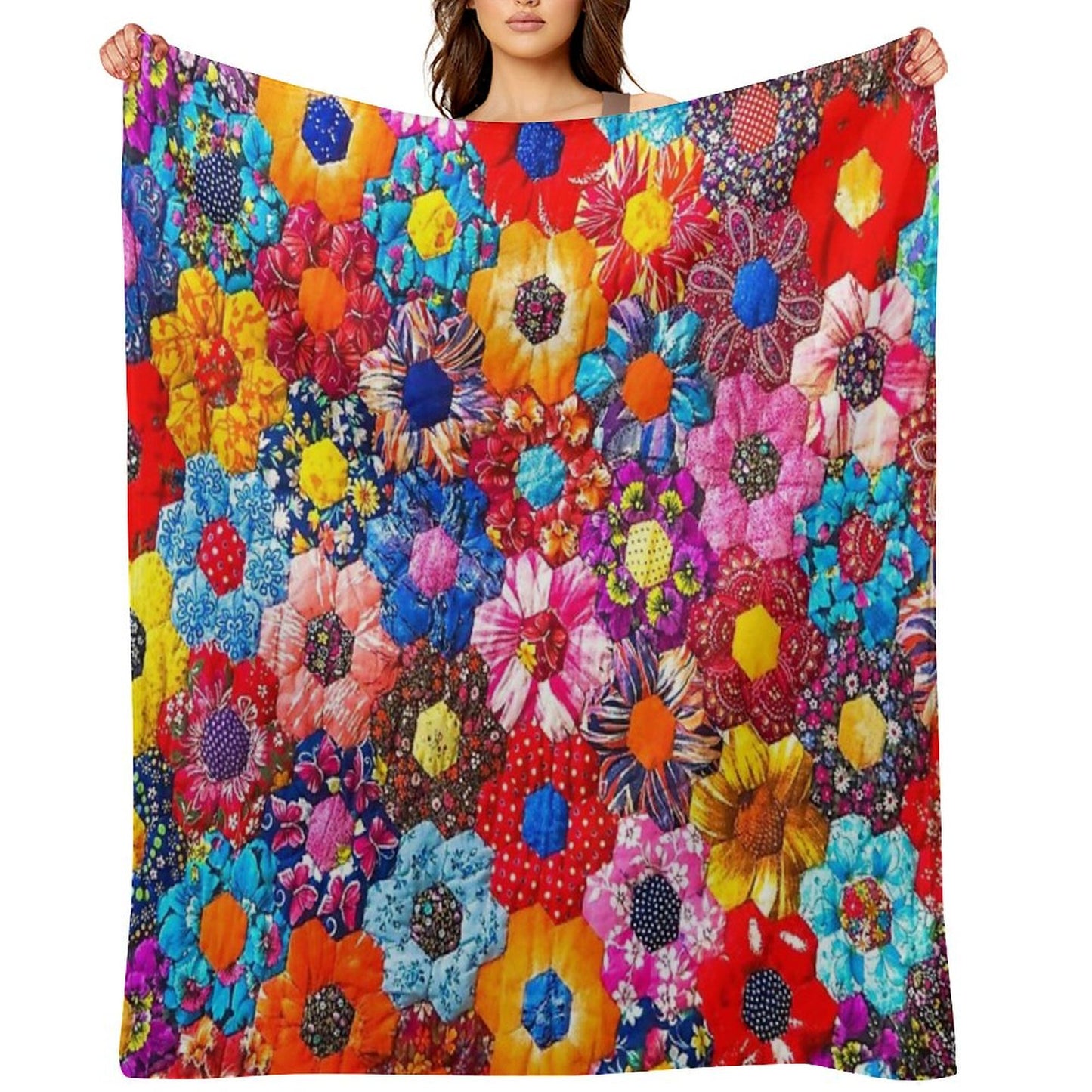 Patchwork Throw Blanket