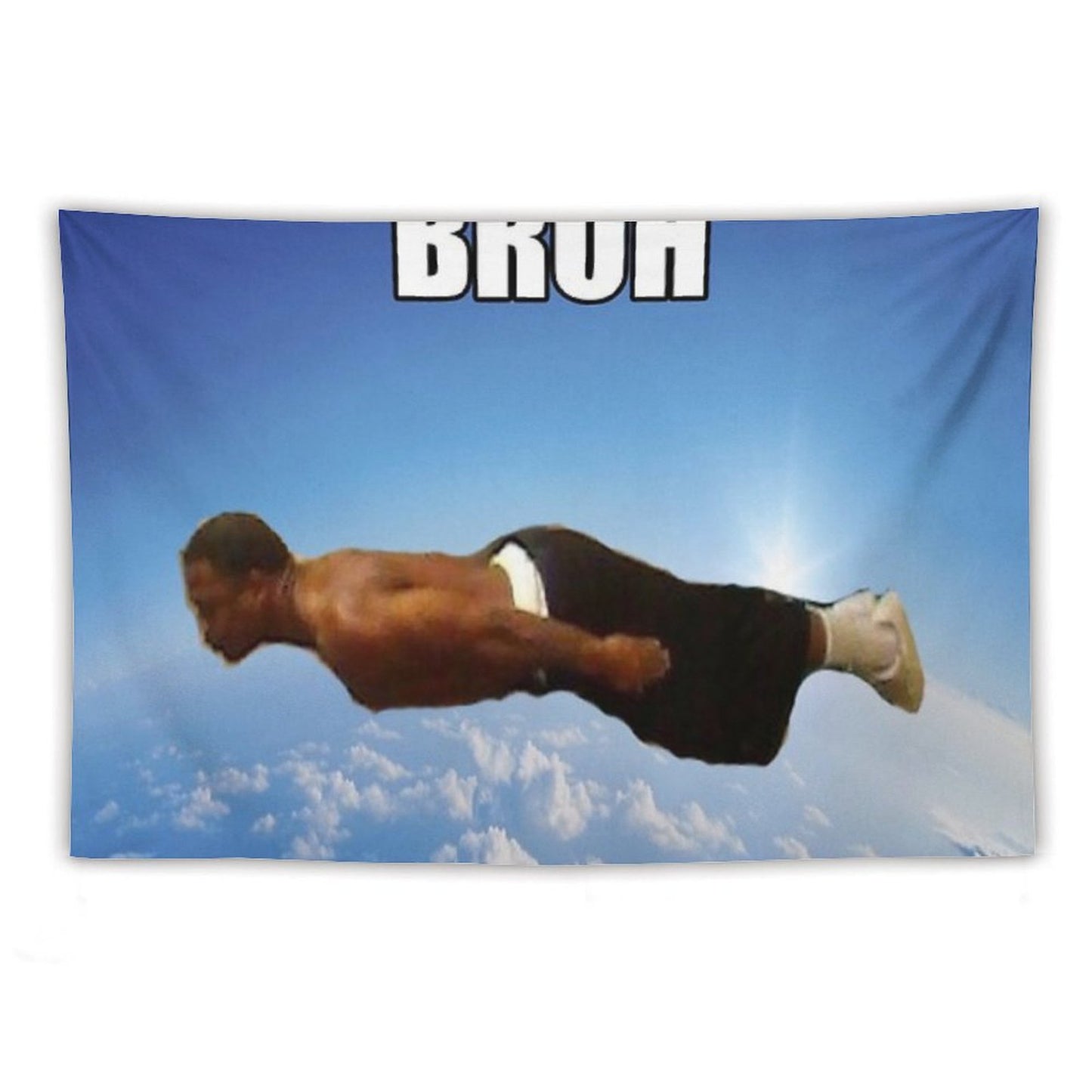 Bruh Flying Midget Tapestry